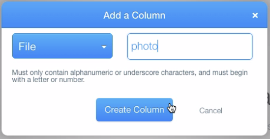 Add photo column